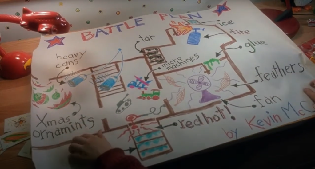 Kevin's battle plan Home Alone