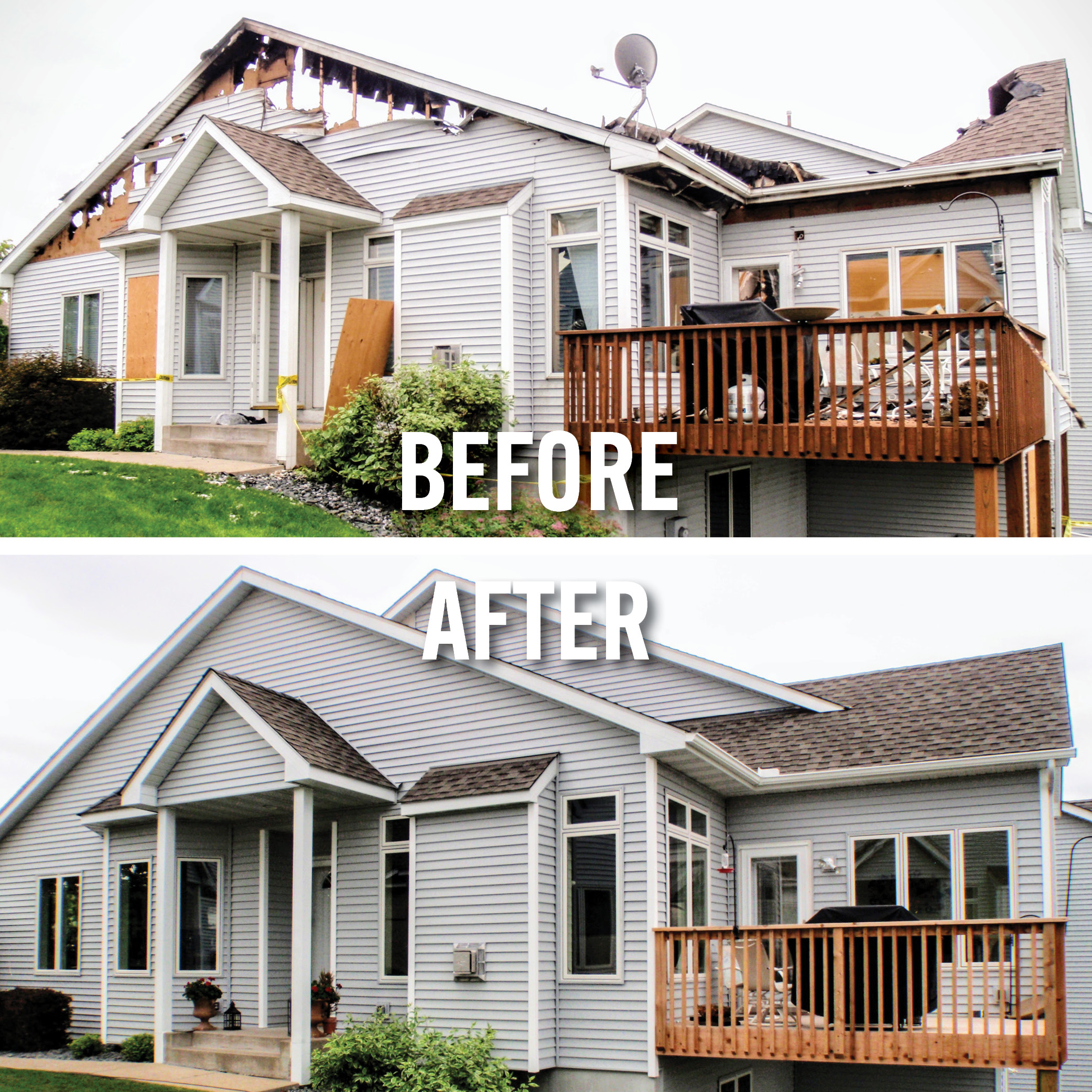Townhome Fire Damage Restoration