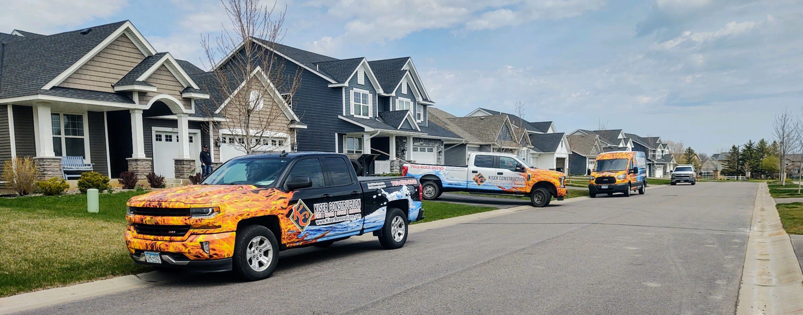 kiser construction trucks