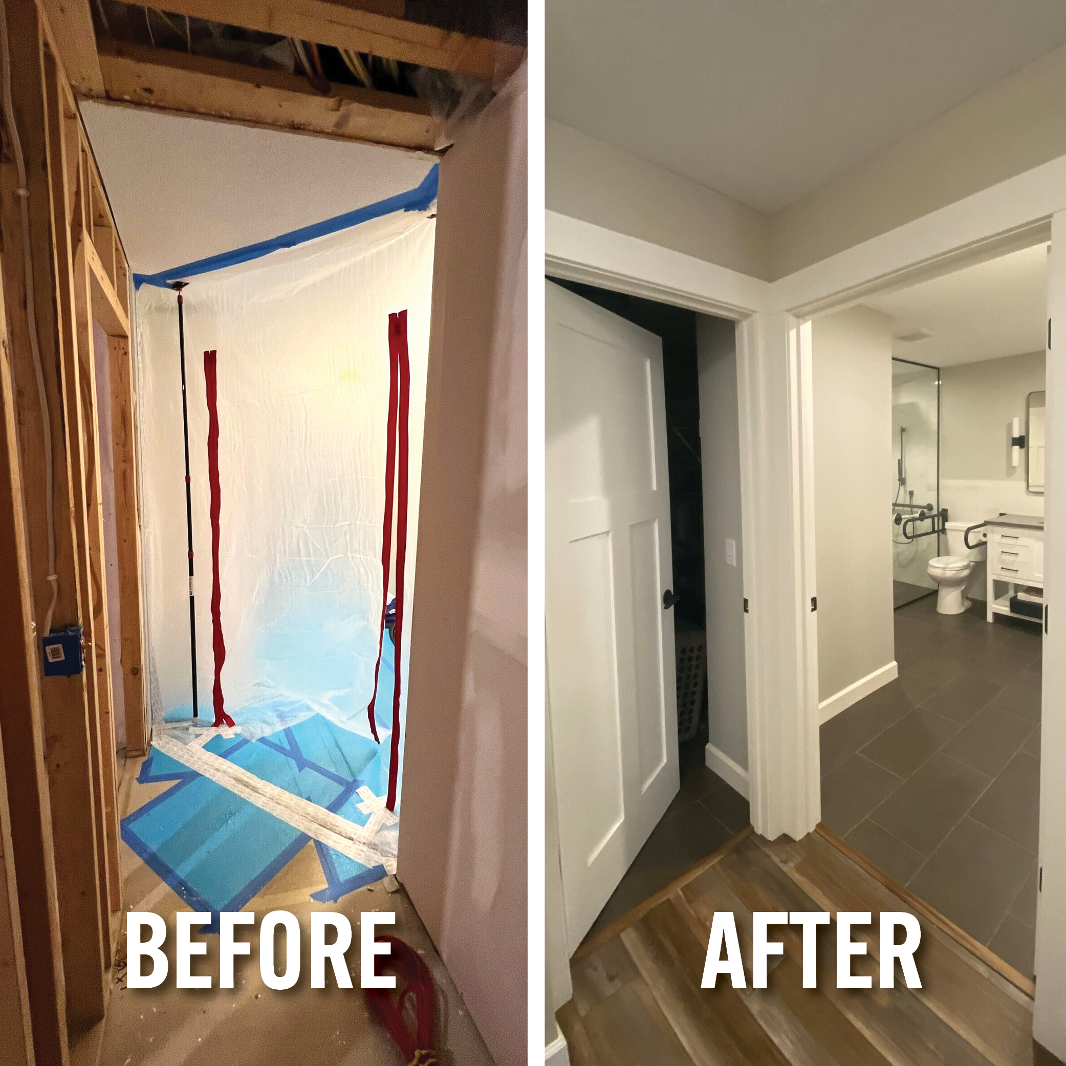 New Bathroom and Laundry Room