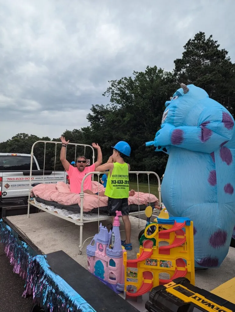 sulley and boo at andover family fun fest