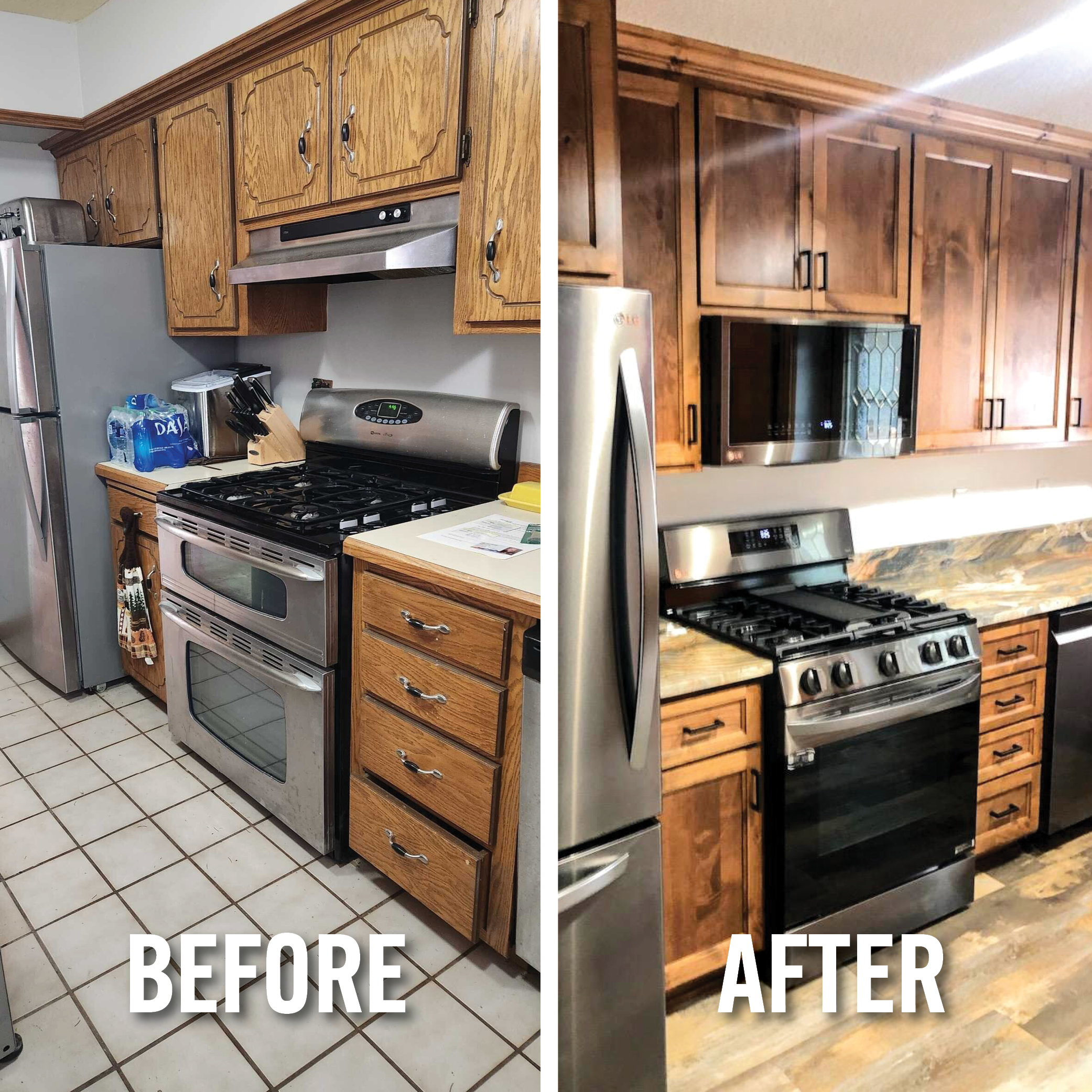 Isle Kitchen Remodel