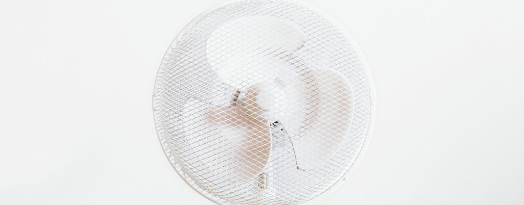 start drying out water damage with fans